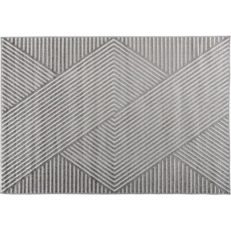 Tapis Déco "Aron Solar" 200x290cm Gris (1/5)
