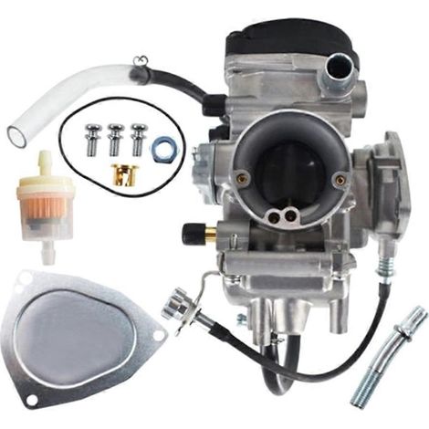 Carburateur pour quad compatible avec les modèles Grizzly 350, 400, 450, YFM400 et 400ATV (PD33J) (1/5)