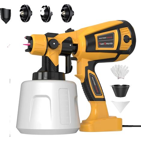 Pistolet à Peinture, Technologie HVLP, Capacité de 1400ml, 1400ML, Prise EU (1/2)