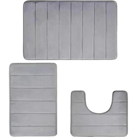 alfombrillas de baño antideslizantes, absorbentes y lavables a máquina. (1/5)