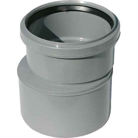 AUMENTO AD INNESTO DI PASSAGGIO PVC-PP F Ø 110 (PP) x M Ø 125 (PVC)
