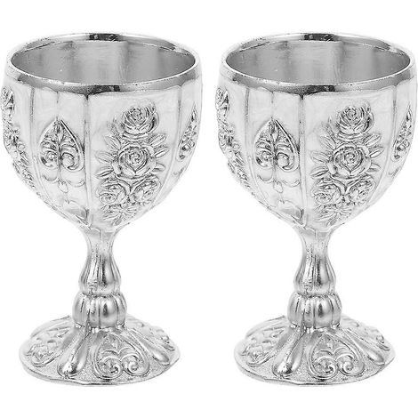 Lot de 2 verres à expresso et martini, style rétro, calice à whisky, tasse à thé décorative, coupe à offrandes bouddhistes, coupe de culte (1/5)