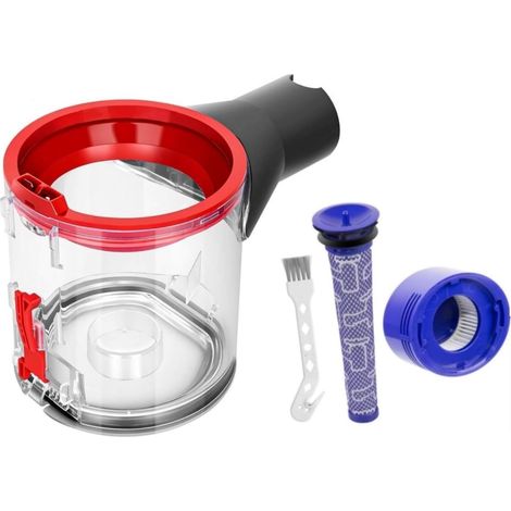 Transparent Dust Tray for V7/V8 Vacuum Cleaners Accessories, Spare Parts, Includes Pre-Filter, 1 × Post Filter and 1 Cleaning Brush (1/5)