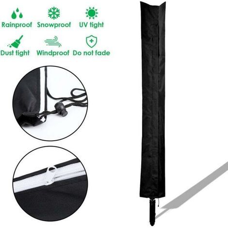 Housse de protection pour sèche-linge rotatif 210D 168x28cm Séchoir parapluie Housse de protection de rechange (1/4)