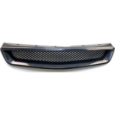 Grille de calandre de capot avant pour EK JDM , XU,Type R Style Fit pour Honda Civic 1999 - 2000- - (1/4)