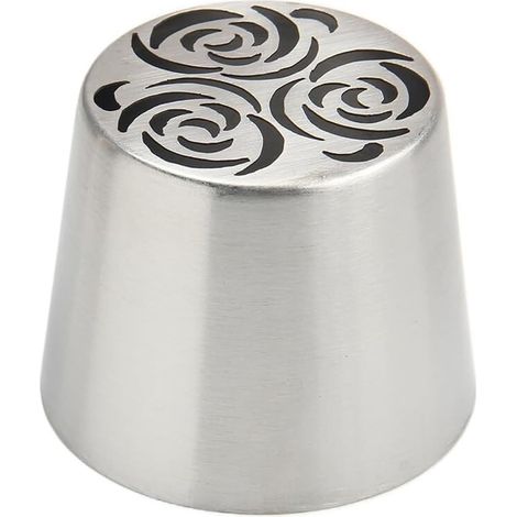 CCYKXA Piping nozzles, extra-large Russian piping nozzles for icing, stainless steel, cake decorating tool for buttercream, cupcakes, and cookies.