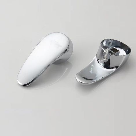 Maniglia di ricambio unica per rubinetto con viti, maniglie per rubinetto caldo e freddo per rubinetti da cucina e da bagno / applicabile al nucleo della valvola da 40 mm, 10 x 10 mm