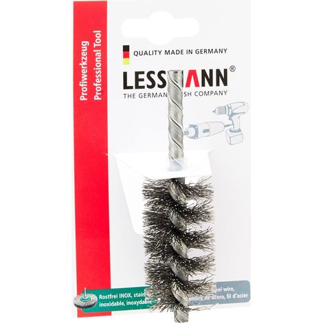 Lessmann 541.301.07 DIY Cylinder Brush 28mm, 0.30 Steel Wire LES54130107 (1/3)