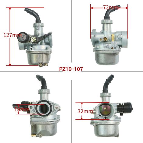Convient aux carburateurs de quads PZ19 XR/CRF 50CC 70CC 90CC 110CC 125CC (1/4)