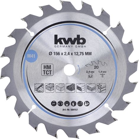 kwb 584157 Hartmetall Kreissägeblatt 156 x 12.75 mm 1 St. (1/5)