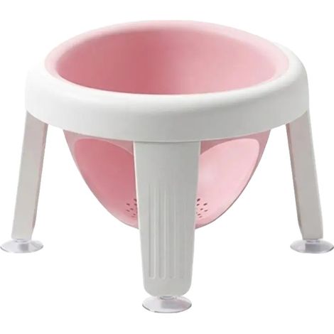 Siège de bain, design antidérapant, facile à nettoyer, Rose (1/2)