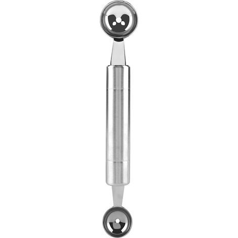 Stainless Steel Watermelon Baller, Melon Baller, Fruit Scarifying Knife, Kitchen Utensil (Ball Ends) (1/5)