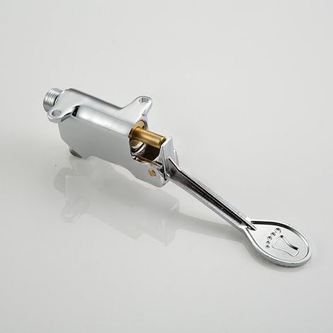 Commande au pied par interrupteur de robinet, robinet de lavabo à pédale pour eau froide (1/4)