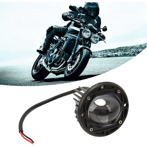 12-80V 20W 3-Zoll-LED-Arbeitsscheinwerfer, Nebelscheinwerfer, Fahrscheinwerfer für LKWs, PKWs, SUVs, ATVs, UTVs, Boote, Motorräder (rund) (1/5)