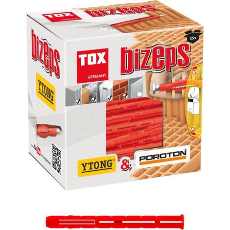 TOX Parallel-Spreizdübel Bizeps 12x90 mm PSD-SL Parallelspreizdübel 25 Stück, 00910019
