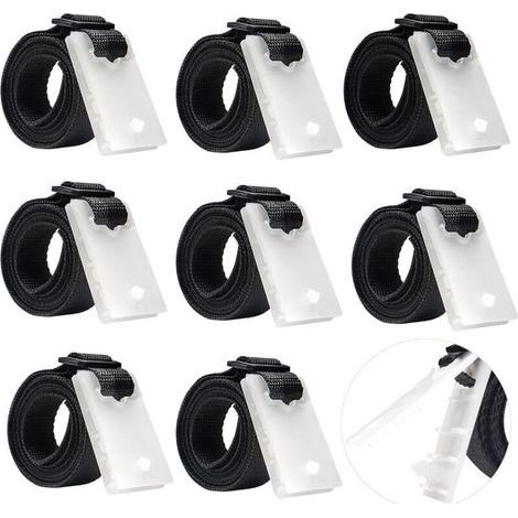 Sangles de fixation d'accessoires de piscine, adaptées aux enrouleurs de couverture solaire, aux jeux de roues de parasol (1/4)