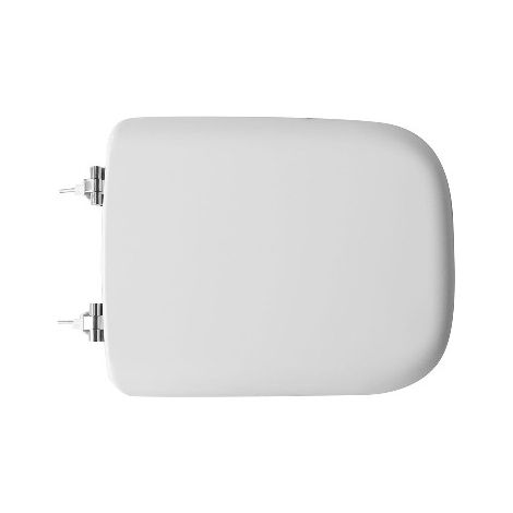 Sedile wc coprivaso Mod. D020 sagoma Ideal Standard Conca in termoindurente 43,5 x 33,7 cm con cerniere tipo B copriwater universale (1/5)