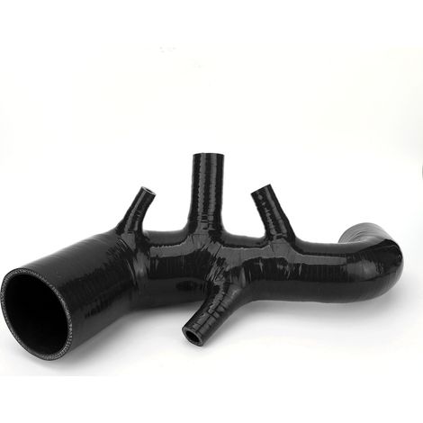 Durite d'admission d'air en silicone noire pour SEAT Leon Cupra R 1.8T AMK BAM, débit d'air accru (1/5)