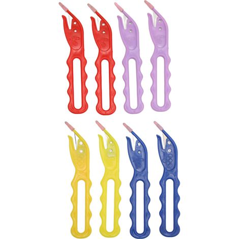 8 pièces Coupe-Bandes Élastiques Portable, Outil d'Enlèvement Sans Douleur pour Cheveux, Accessoire Coiffure (1/5)