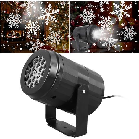 Weihnachtslichtprojektor, Schneeflockenprojektor, für den Innenbereich, europäischer Standard W886-3B (1/5)