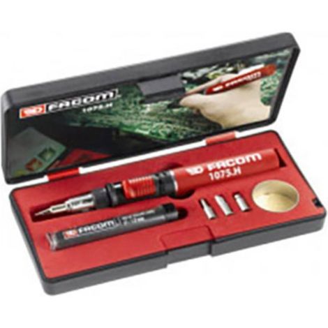 Facom Butane gas multi function soldering iron, heat gun kit 1075.H