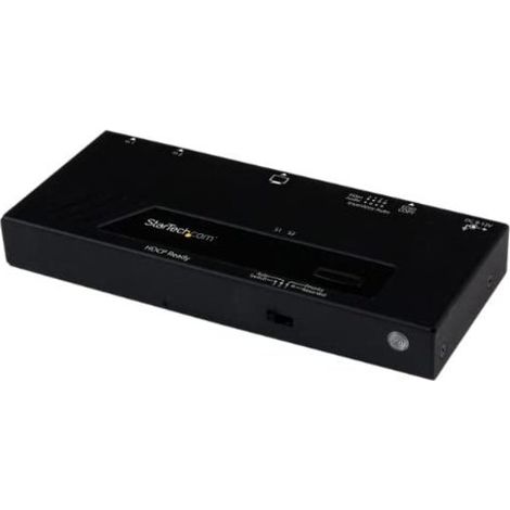 Startechcom VS221HDQ conmutador HDMI negro alta definición (1/5)