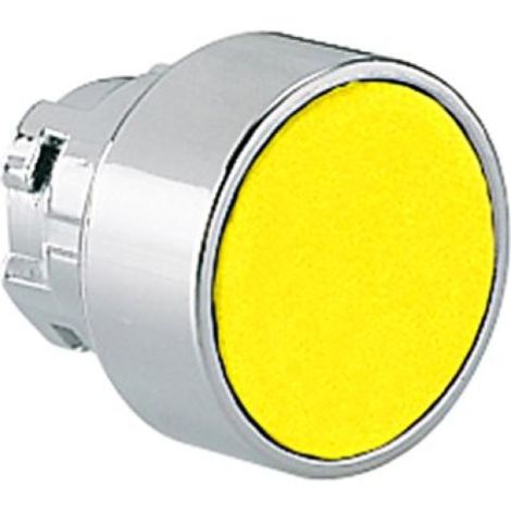 Pulsante Metallico Rasato Giallo   ( LOVATO cod. 8LM2TB105 ) (1/2)