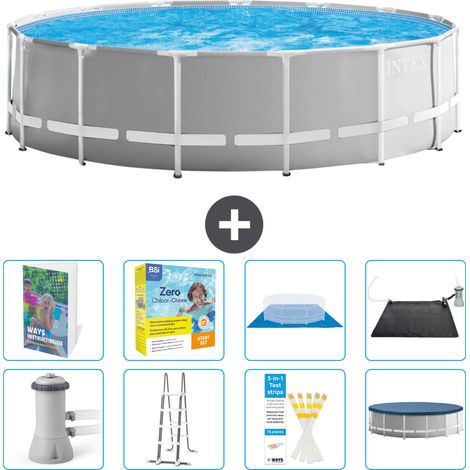Intex Piscine Prism Frame Ronde - 457x122 cm - 9-pièces  S582