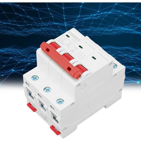 Le nouveau disjoncteur miniature DZ47s-63Z C10 3P est un disjoncteur miniature CC 750 V pour les systèmes photovoltaïques solaires, 10 A, monté sur rail DIN, avec une capacité de coupure basse tension (1/5)