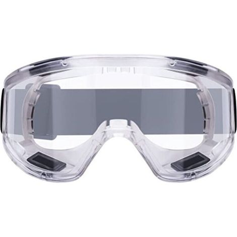 Lunettes de Protection Anti-buée Surlunettes de Sécurité Anti-rayures Idéal pour Bricolage, Chimie, Travaux, Chantiers, (1/4)