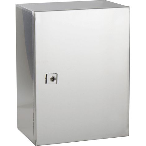 TRU COMPONENTS TC-SS403020 Armoire de commande 300 x 400 x 200 acier inoxydable gris clair 1 pc(s) A907903 (1/5)