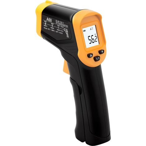 Infrarot Thermometer -50-600°C Temperaturmessgerät Digital mit LCD Beleuchtung Hohe Empfindlichkeit Berührungslose Temperaturmessung für Küche Barbecue Gefrierschrank Industrie (1/5)
