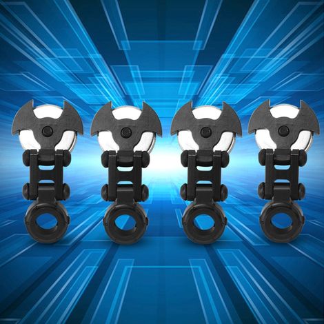Support de carrosserie invisible magnétique en alliage pour voiture RC Traxxas 1/10 (noir) (1/5)