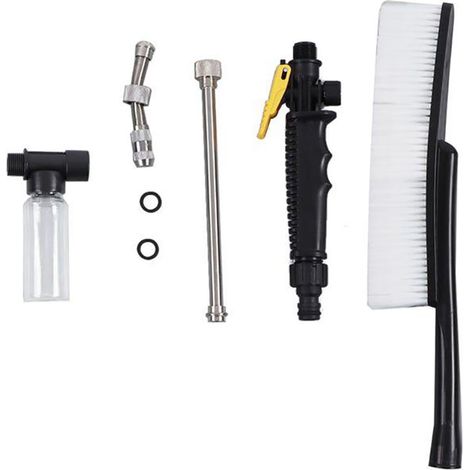 Brosse de nettoyage haute pression avec buse réglable, buse de nettoyage flexible pour le lavage de voiture (1/5)
