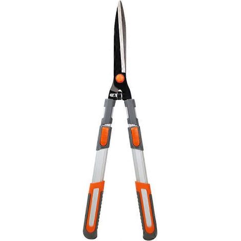 Manuelle Teleskop-Heckenschere 78-86 cm, Klinge aus SK-5-Stahl, ergonomischer Griff, einfaches Schneiden von Hecken und Sträuchern, professionelle Heckenschere