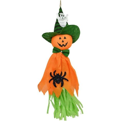 Fantôme - Décoration Suspendue Halloween - Pour Jardin Patio Pelouse - Extérieur Intérieur - Lot de 2 (1/5)