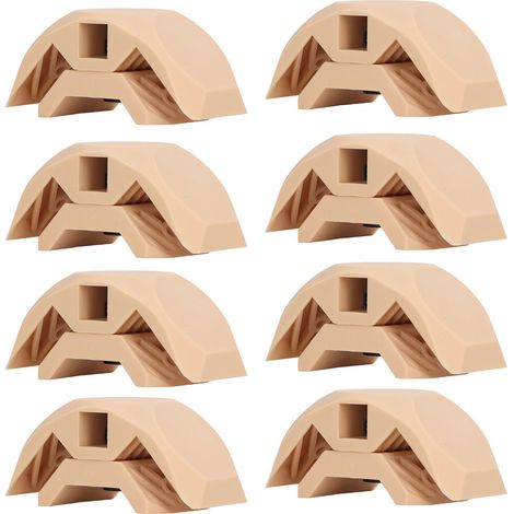 Lot de 8 connecteurs d'angle en plastique à 90° et 45° pour la fabrication de meubles, étagères et cadres, travaux de menuiserie. (1/5)