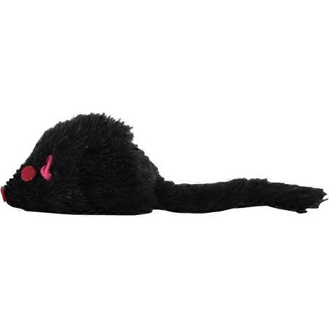 Quietschmaus-Spielzeug für Katzen, interaktive Quietschmaus für Wohnungskatzen, Schüttelspielzeug für Kätzchen, Attrappe einer Ratte für Jagdspiele