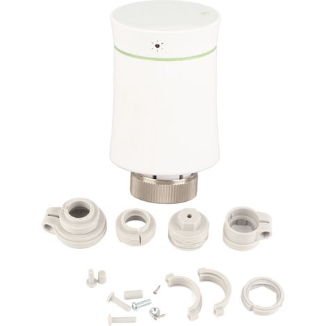 Robinet thermostatique de radiateur avec commande vocale, kit accessoire contrôleur de température chauffage à distance pour maison (1/5)