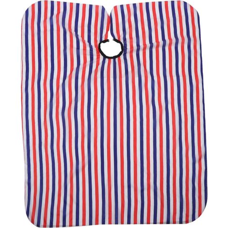 Tablier De Coiffure - Imperméable À Rayures - Pour Salon Et Maison - 1 Pièce (1/5)