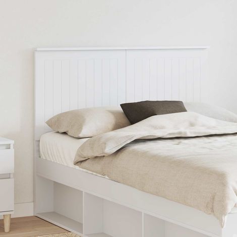 Tête de lit-Panneau de lit Blanc 120 cm Bois d'ingénierie 739580 (1/5)