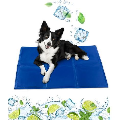 Große Kühlmatte für Hunde (90 x 50 cm), Gel-Kühlmatte für Hunde und Erwachsene, perfektes Schlafaccessoire für den Sommer (1/5)