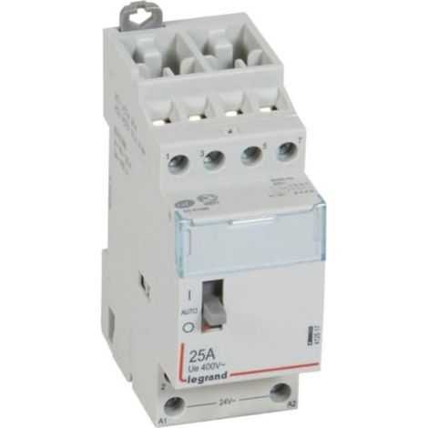 Contattore modulare 4P 25A 4Z 24V AC con manipolatore SM 425 24 4Z 412517