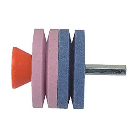Afilador de cortacésped, taladro rotatorio, afilador de cuchillas más rápido, afilador de herramientas abrasivas (1/2)