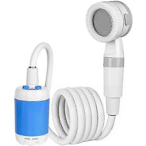 Douche électrique de type A 4000 mAh, pompe de douche portable pour le camping, la randonnée et les voyages en plein air. (1/5)