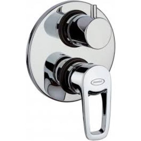 Jacuzzi shine miscelatore doccia 2 vie rotativo cromo (parte interna + esterna)
