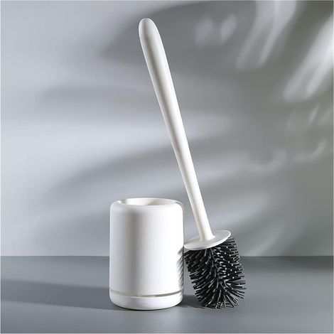 Brosse de toilette à tête plate fixe souple - Accessoires de salle de bain (1/5)