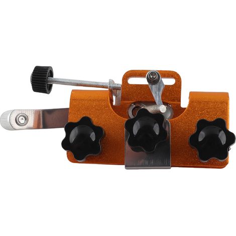Afilador de cadena ligero y portátil con manivela para motosierras eléctricas, 87 mm, aleación de aluminio y acero de tungsteno [Afilador] + [Accesorios de bricolaje] + [87 mm] + [Portátil, ligero] (1/5)