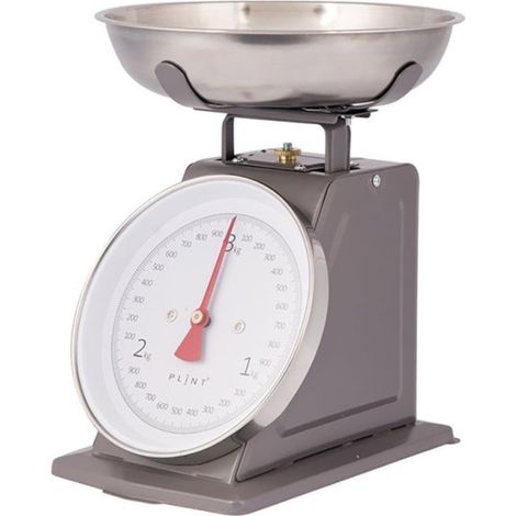 Weighing Scales - Metal/Stainless Steel/Acrylic - L21 x W14 x H25.5 cm - Black