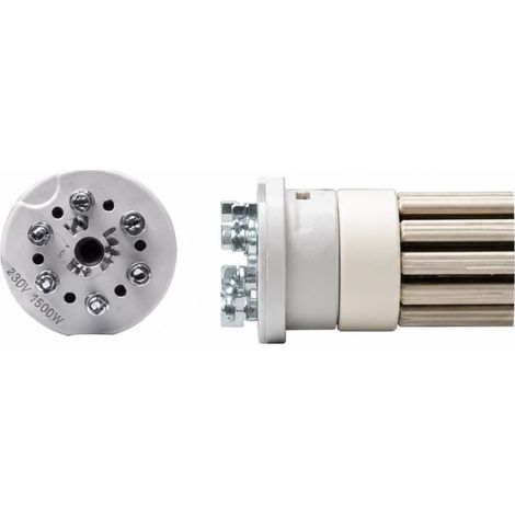 Steatit-Heizstab Einphasig Durchmesser 36, 1500W